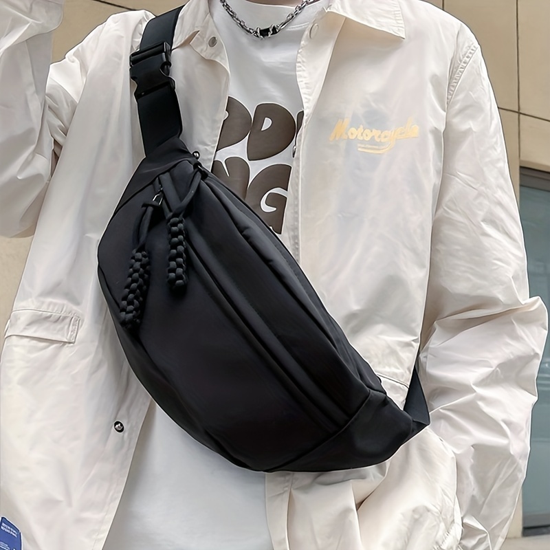 New Style Chest Bag Men's Small Shoulder Bag Shoulder Bag Men's Backpack Men's Messenger Bag Sports Lightweight Trendy Waist Bag